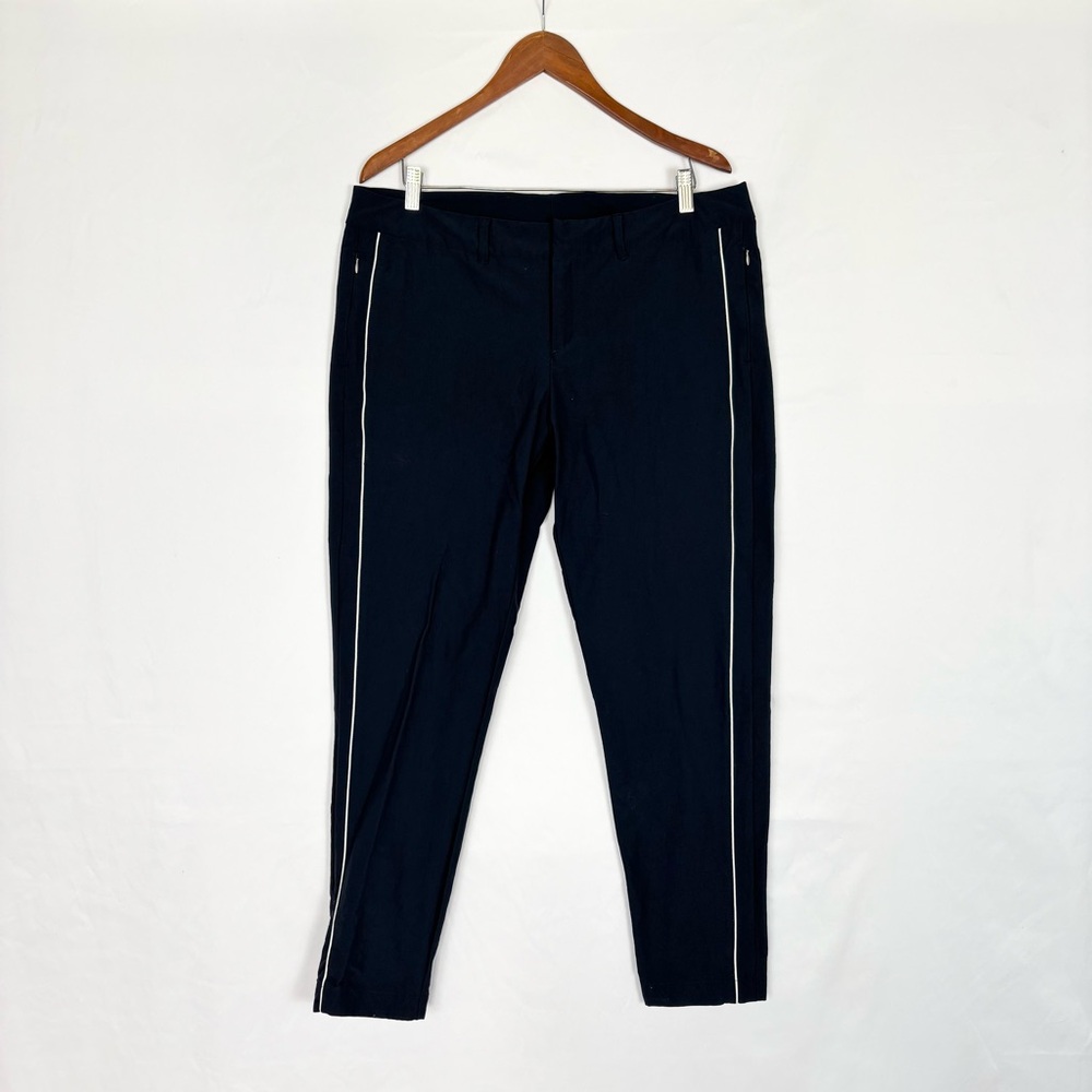 Bogner Fire and Ice Stripe Taper Pant Black White Size 12‎